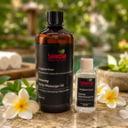 YADA Body Oil 450ml and 50ml Frangipani duo