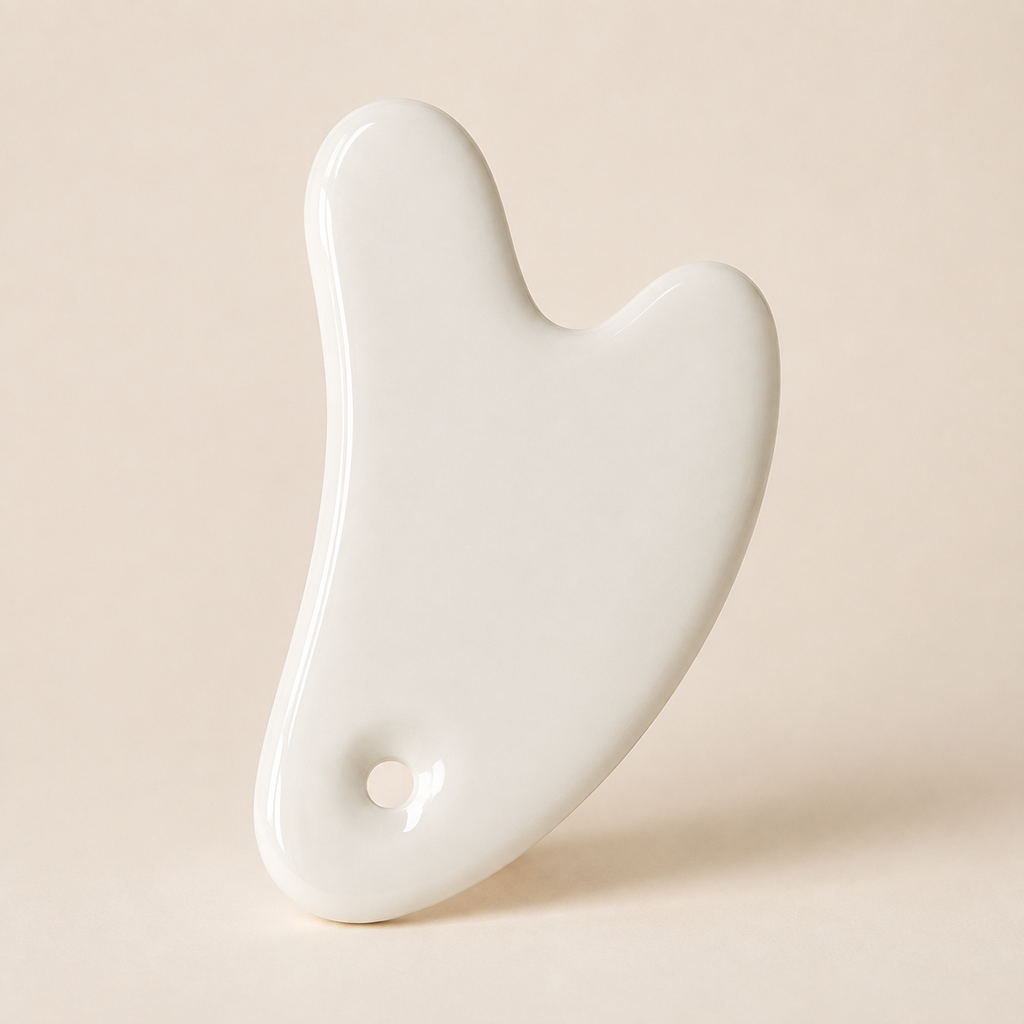 YADA Essential Ceramic Gua Sha in white