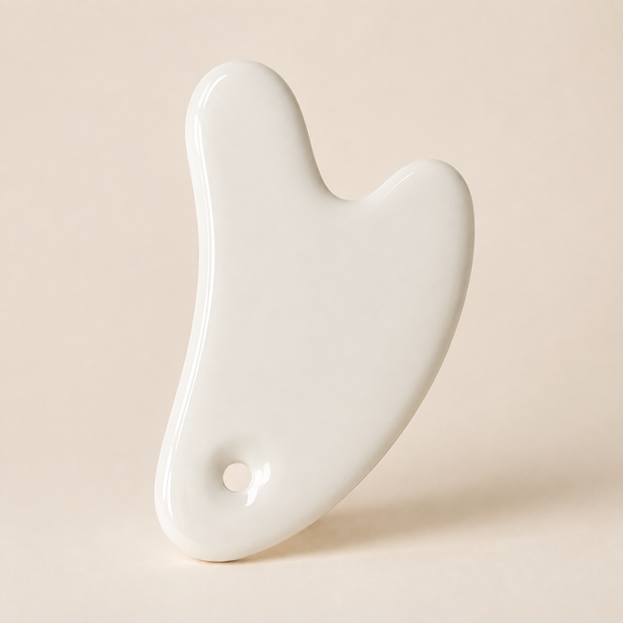 YADA Essential Ceramic Gua Sha in white