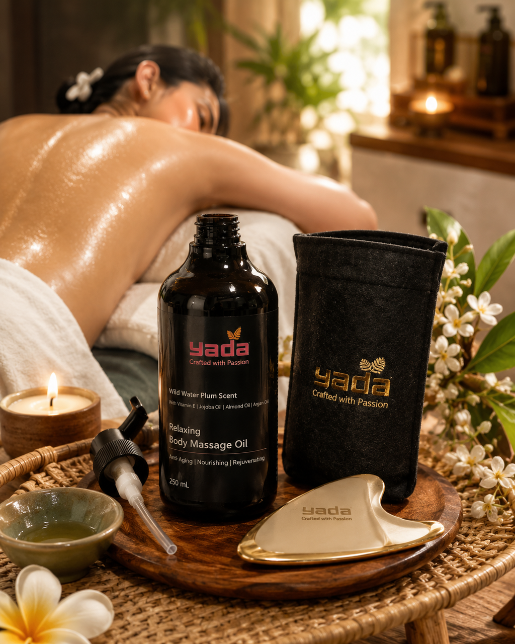 YADA body oil massage lifestyle